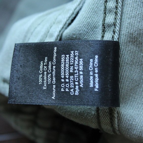 Tna Elastic Waist And Hem Jeans XS Camo - Picture 4 of 4